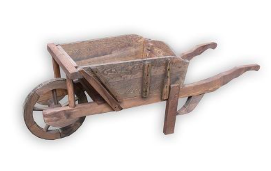 Wooden Wheelbarrow Large