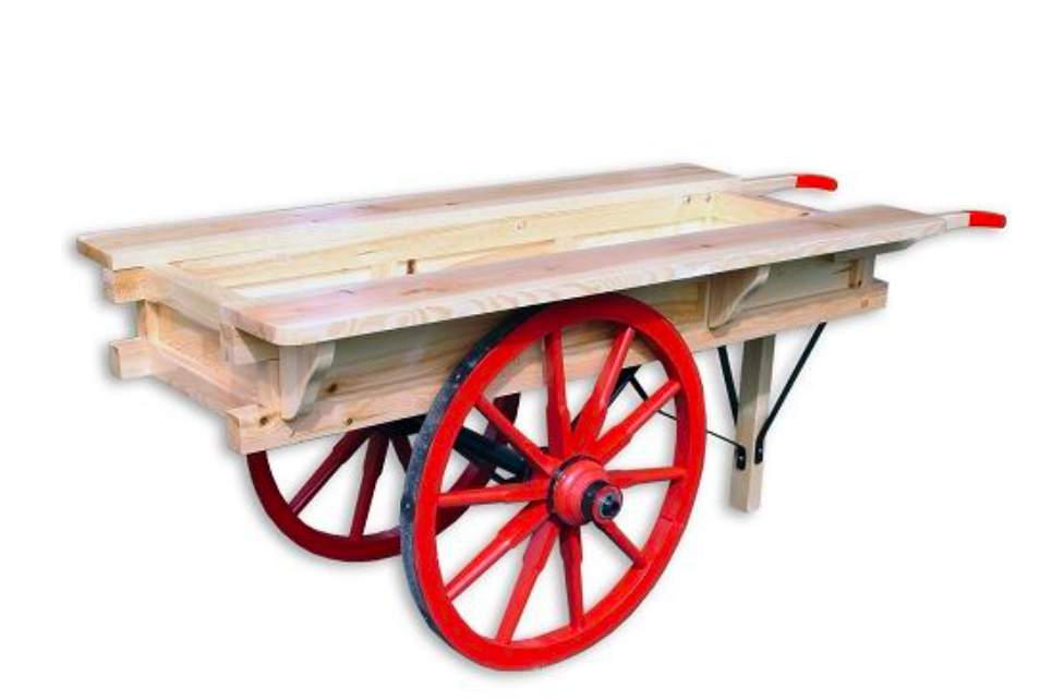 Wooden Hand Push cart