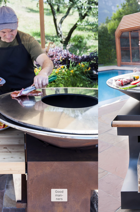 Luxury Boton Pellet Grill - Easy to Fuel and Clean with WiFi Connection - Round