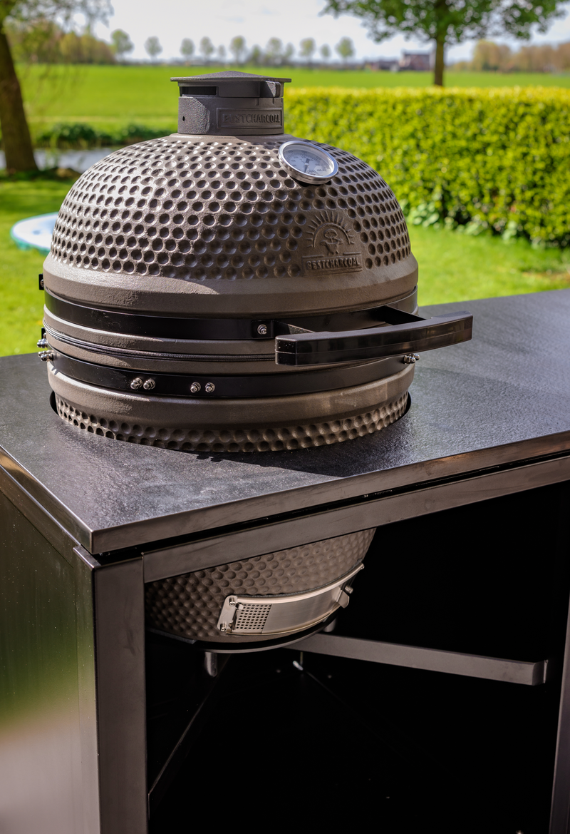 Luxurious Outdoor Kitchen - Powder Coated Black