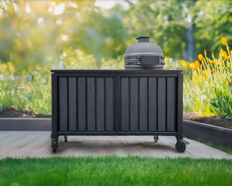 Luxurious Outdoor Kitchen  Double Cart - Shou Sugi Ban