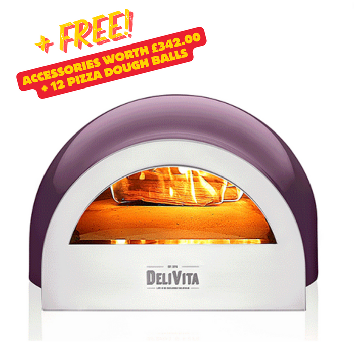 DeliVita Wood-Fired Pizza Oven - Berry Hot