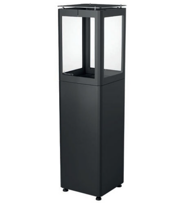 Qube Black Steel Pellet Patio Heater