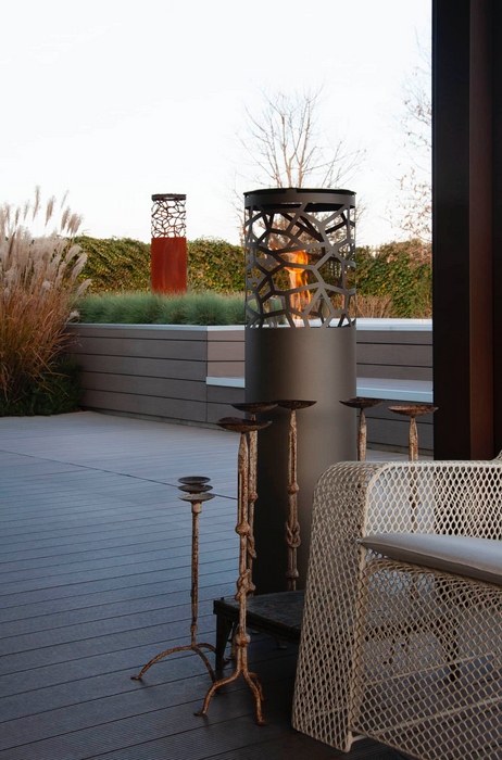 Core Corten Steel Pellet Patio Heater