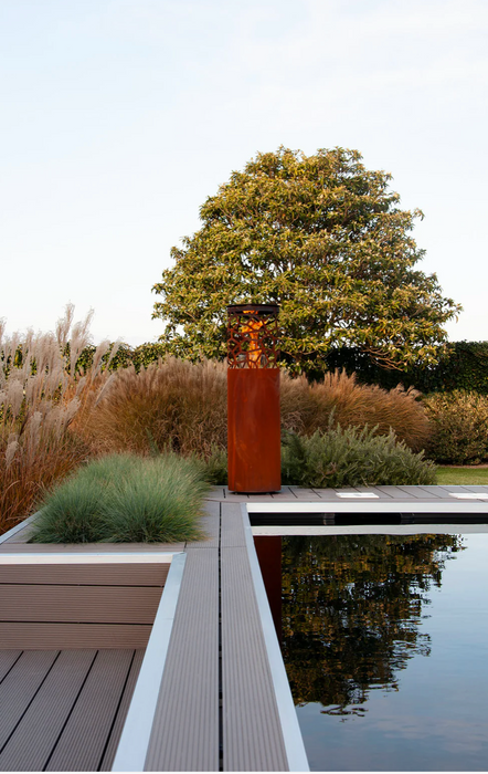 Core Corten Steel Pellet Patio Heater