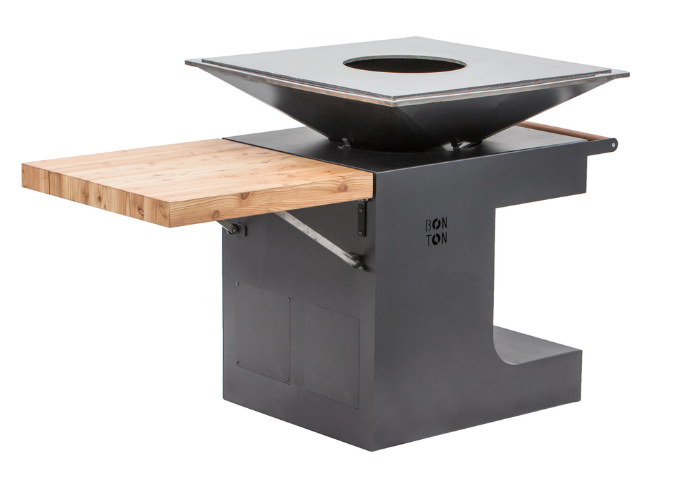 Luxury Bonton Pellet Grill - Easy to Fuel and Clean with WiFi Connection - Square