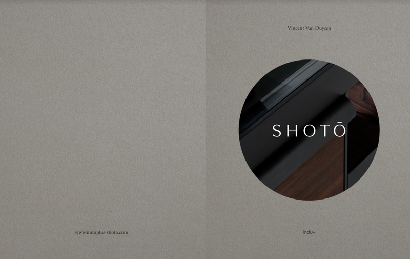 Shotō Vincent Van Duysen - Black Frame Stainless Steel with Black Finish Ash Wood + Teppanyaki 58