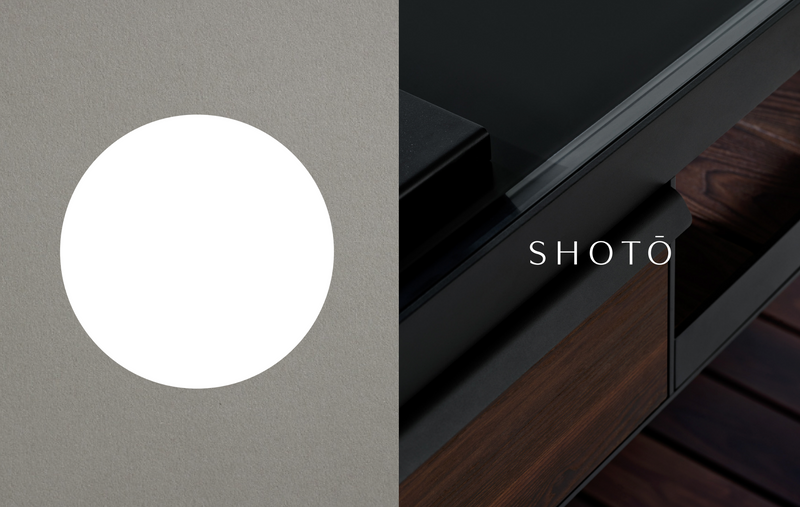 Shotō Vincent Van Duysen - Black Frame Stainless Steel with Black Finish Ash Wood + Teppanyaki 58