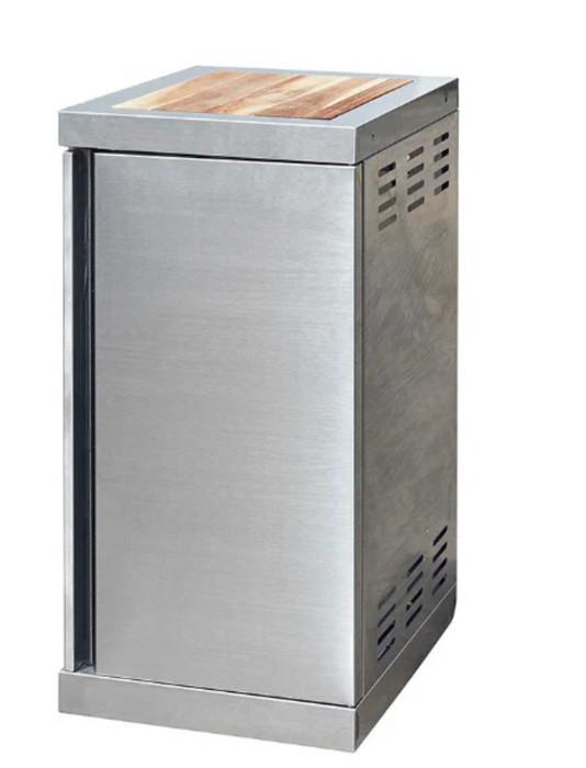 Signature II 6 Burner Hybrid – Stainless Steel + Gas Bottle Cabinet