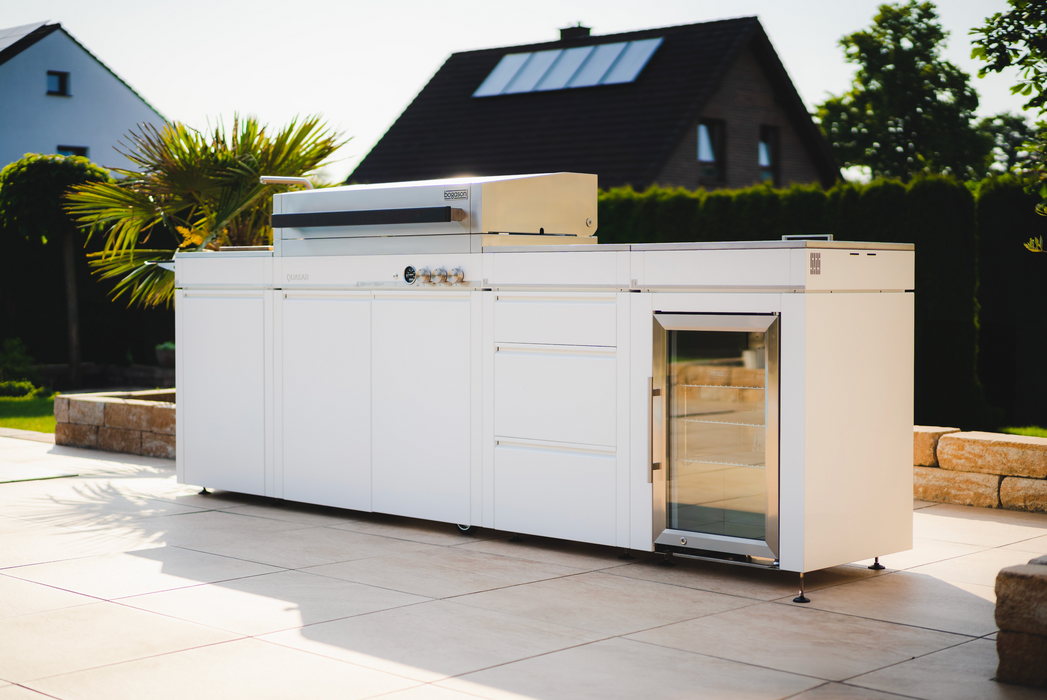 Bogason Quasar Outdoor kitchen & Electric Teppanyaki Grill - White