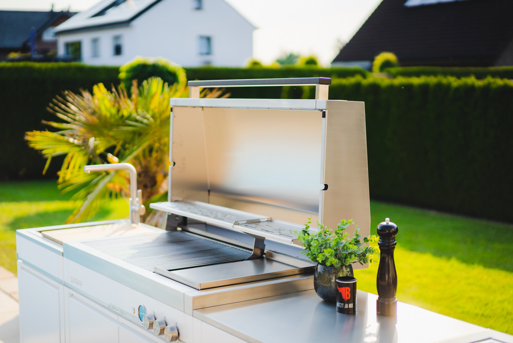 Bogason Quasar Outdoor kitchen & Electric Teppanyaki Grill - White