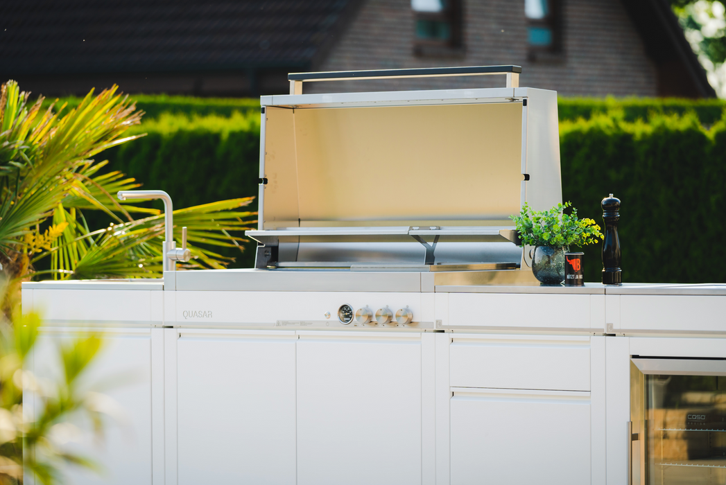 Bogason Quasar Outdoor kitchen & Electric Teppanyaki Grill - White