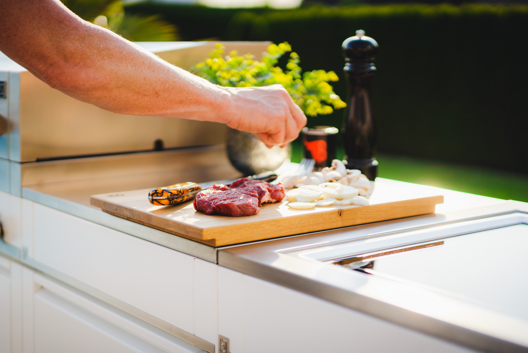 Bogason Quasar Outdoor kitchen & Electric Teppanyaki Grill - White