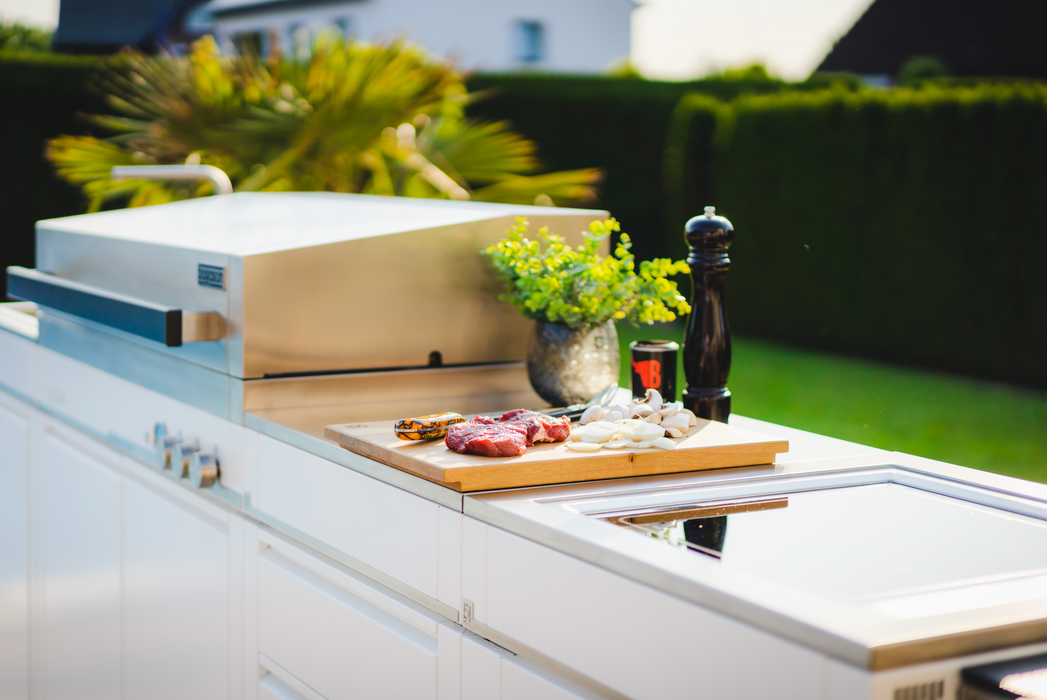 Bogason Quasar Outdoor kitchen & Electric Teppanyaki Grill - White