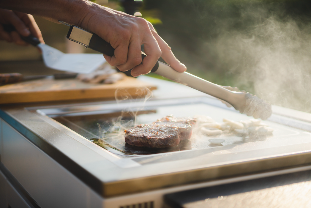 Bogason Quasar Outdoor kitchen & Electric Teppanyaki Grill - White