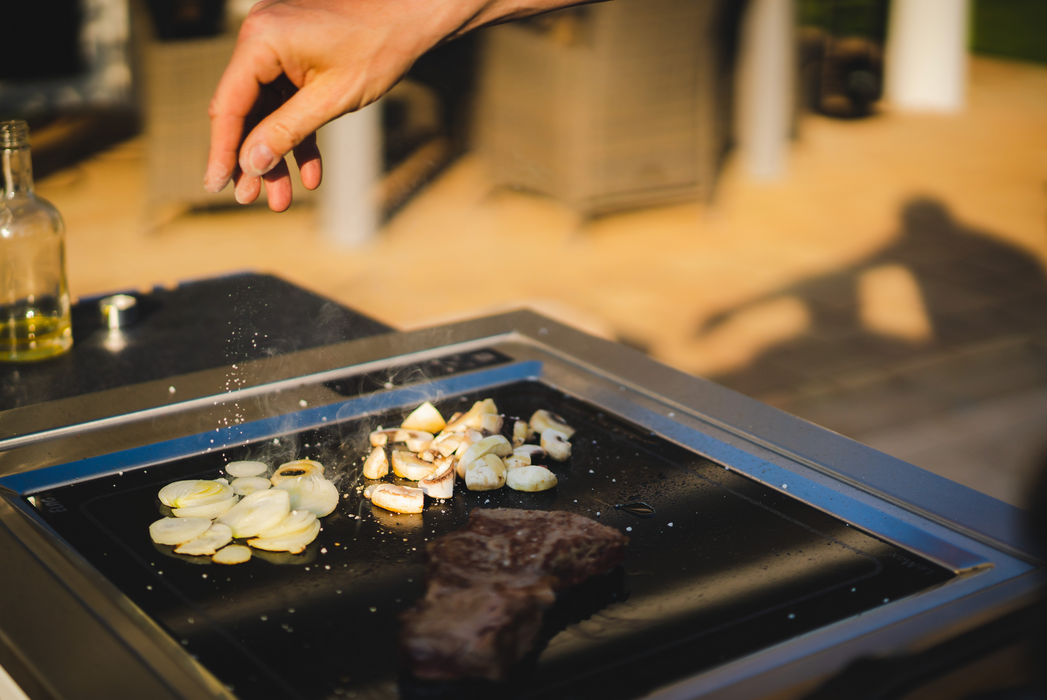 Bogason Quasar Outdoor kitchen & Electric Teppanyaki Grill - White