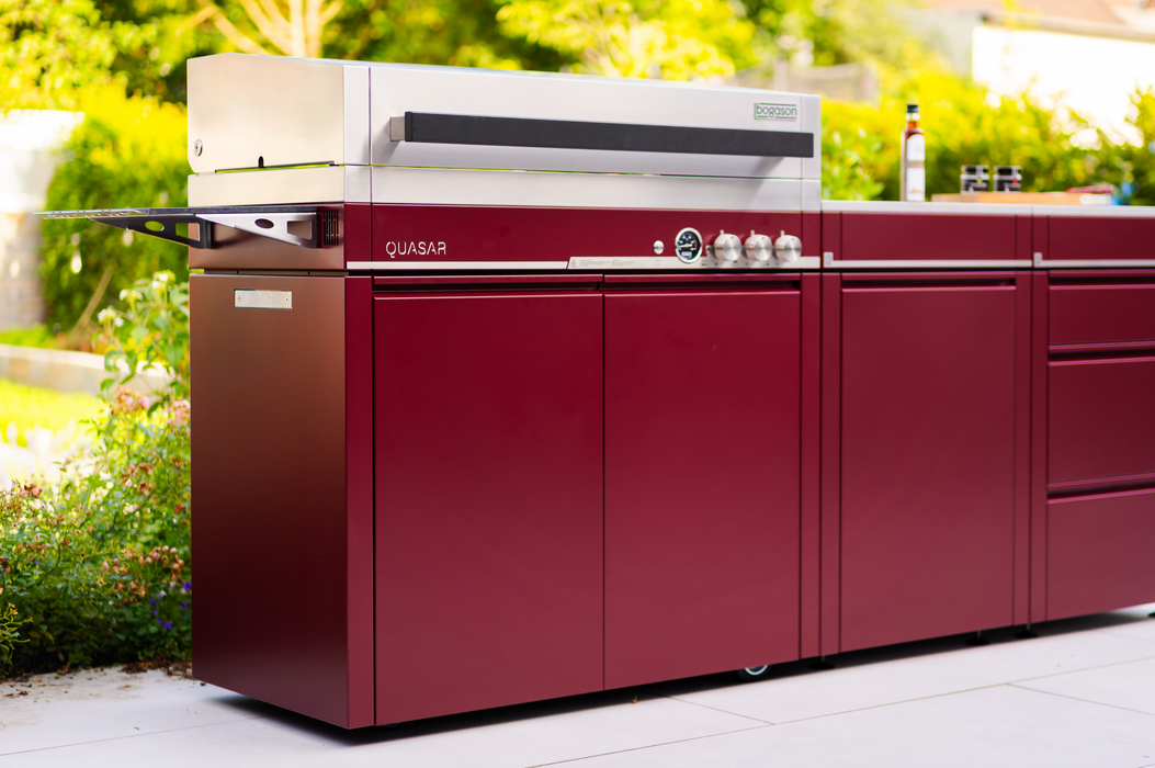 Bogason Quasar Outdoor kitchen - Wine Red