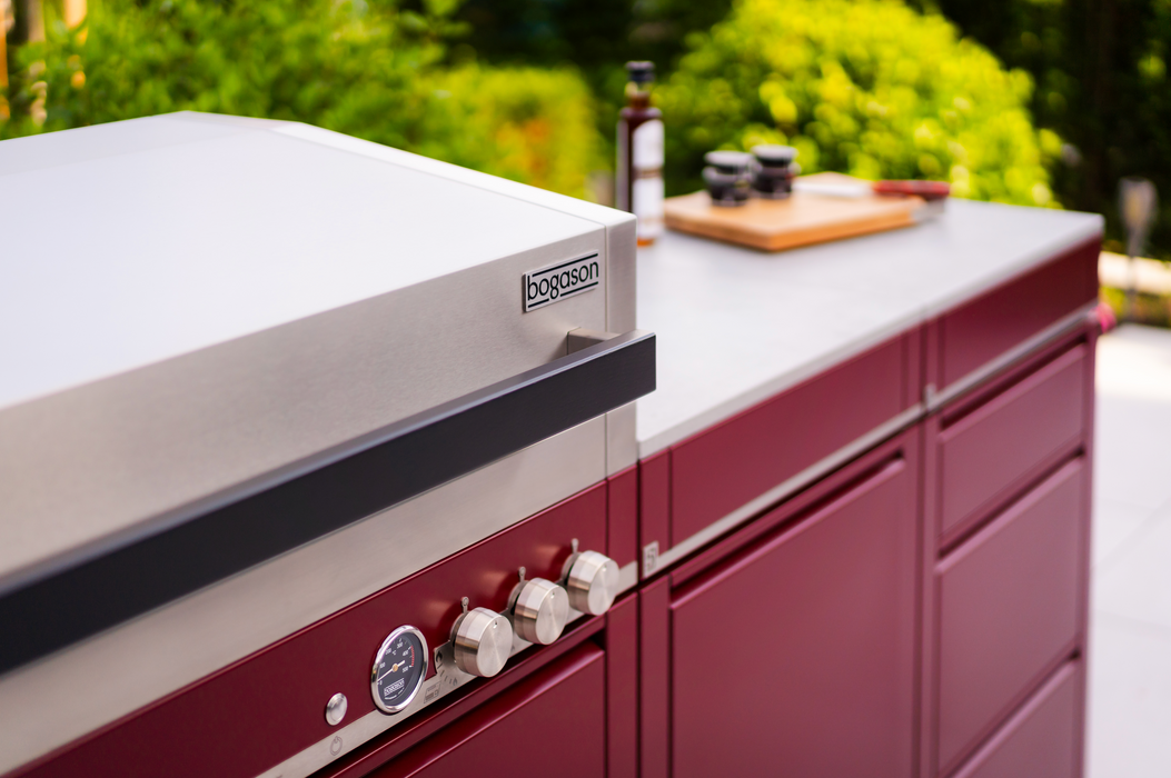 Bogason Quasar Outdoor kitchen - Wine Red