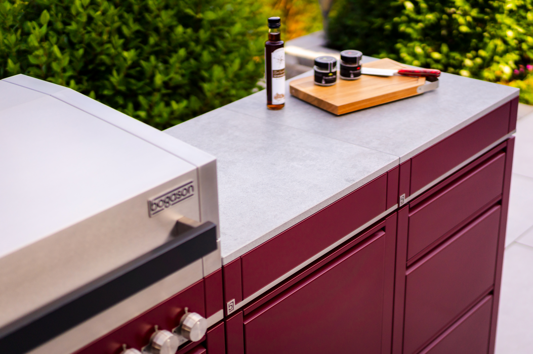 Bogason Quasar Outdoor kitchen - Wine Red