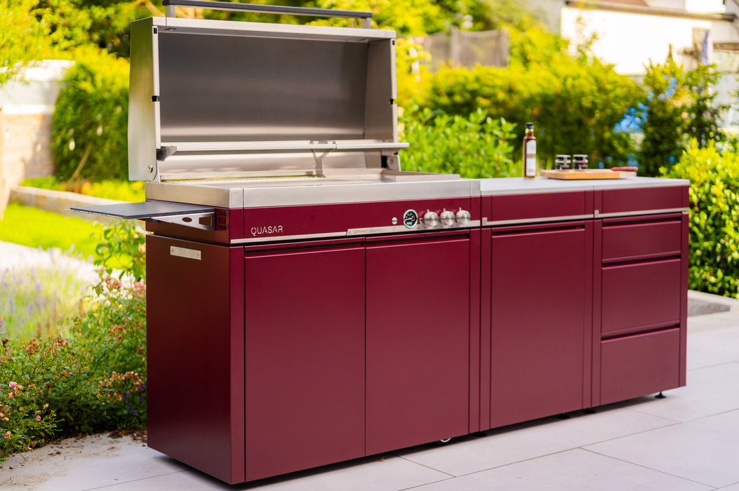 Bogason Quasar Outdoor kitchen - Wine Red