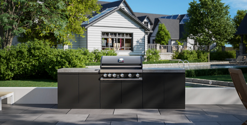 GrandPro Outdoor Kitchen with 5 Burner BBQ - 2.6m