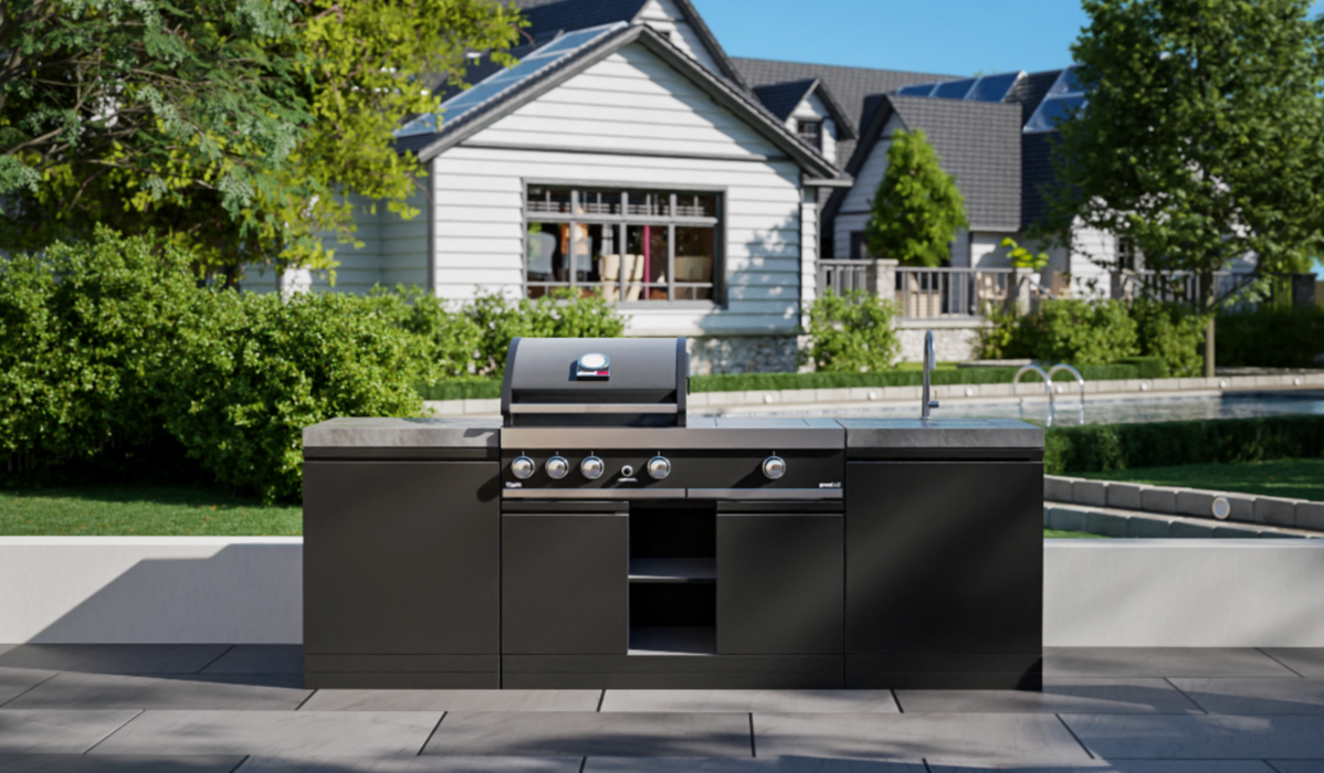 GrandPro Outdoor Kitchen 230 Series Maxim G3 & Side Burner + Sink