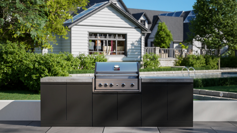 GrandPro Outdoor Kitchen with Elite Pro 4 Burner - 2.7m