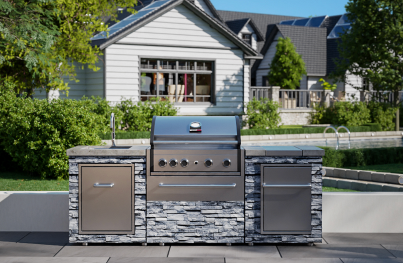 Grand Pro Outdoor kitchen Elite Pro BBQ and Side Burner
