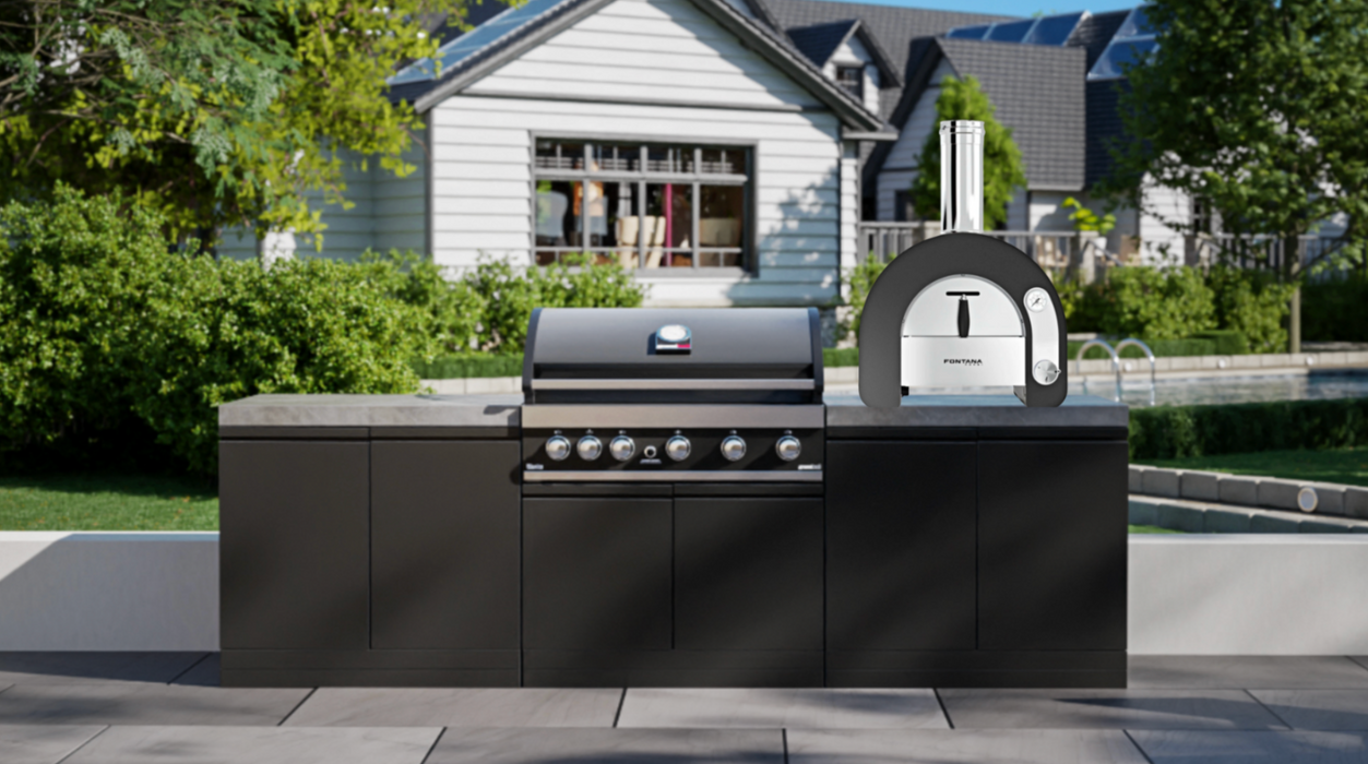 GrandPro Outdoor Kitchen 262 Series Maxim G5  + Maestro 40 Gas Pizza Oven