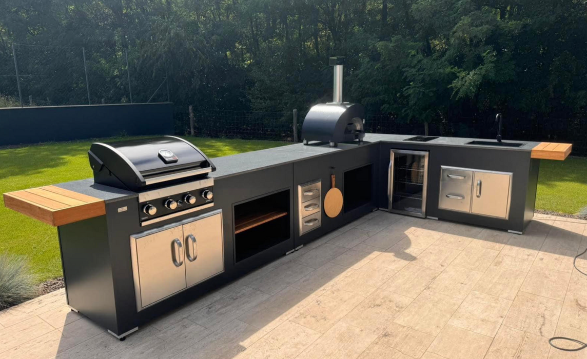 Outdoor Kitchen Maxim G4+ Alpha Pizza Oven + Premium Cover