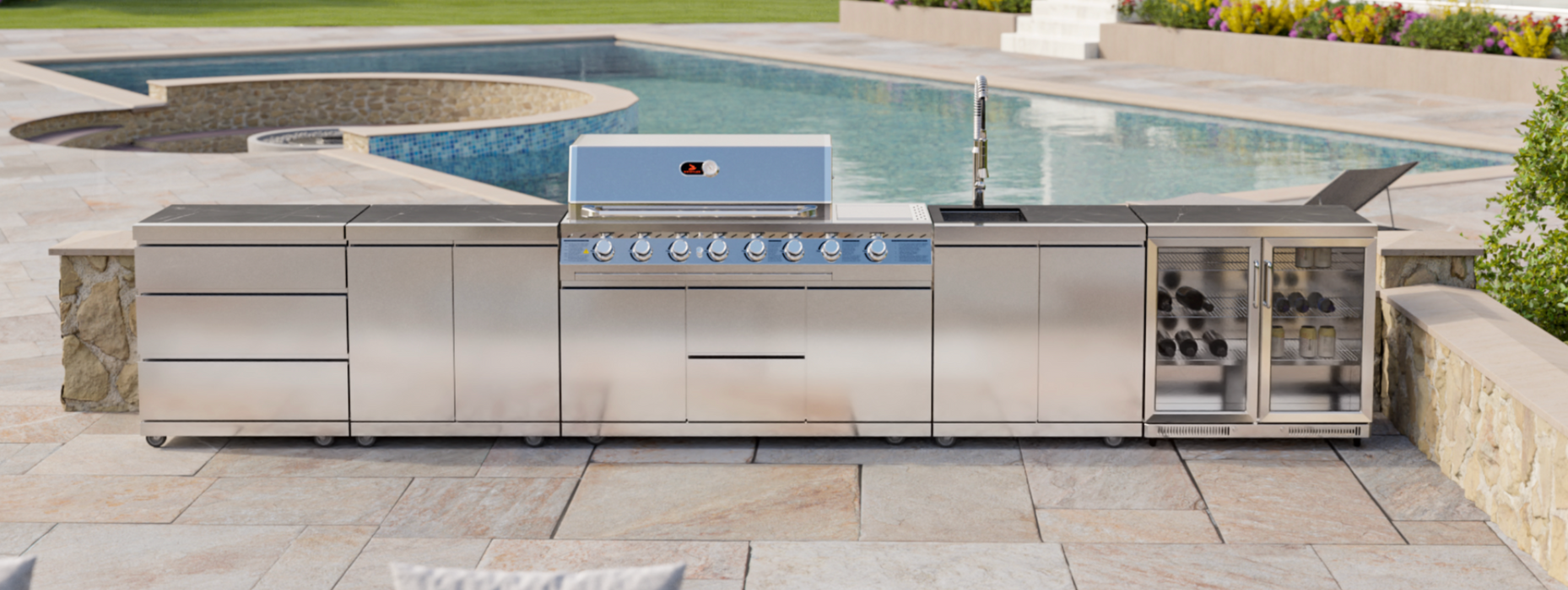 Whistler Cirencester Arnold 4 Burner Outdoor Kitchen