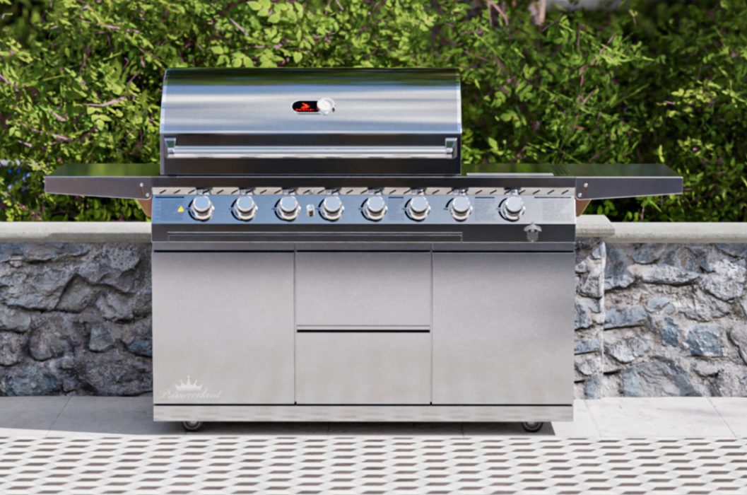 Whistler Cirencester 6+1 Side Burner Gas BBQ | 5 Year Warranty