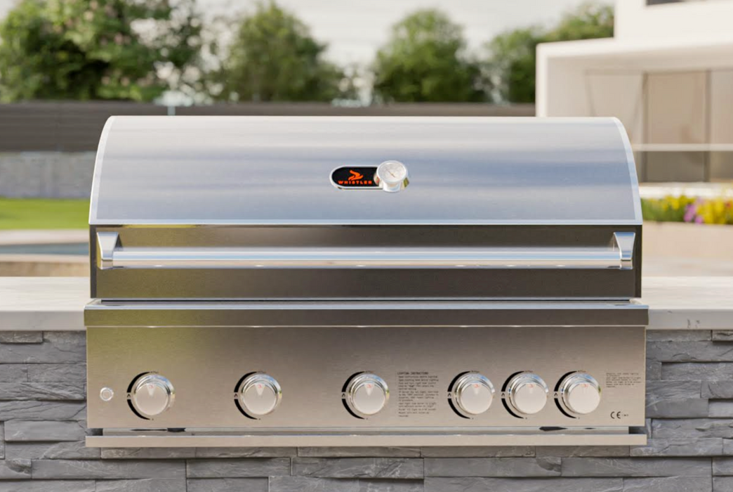 Whistler Burford 5 Gas BBQ | Rotisserie + Cover | Lifetime Warranty