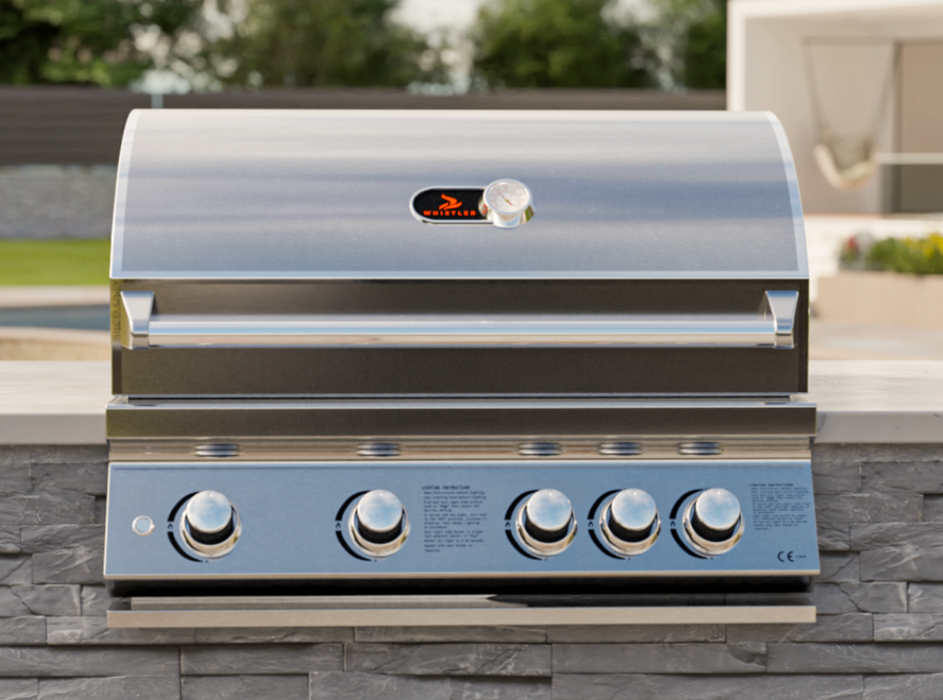 Whistler Burford 4 Gas BBQ | Rotisserie + Cover | Lifetime Warranty