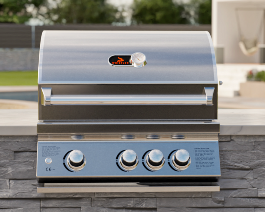 Whistler Burford 3 Gas BBQ | Rotisserie + Cover | Lifetime Warranty