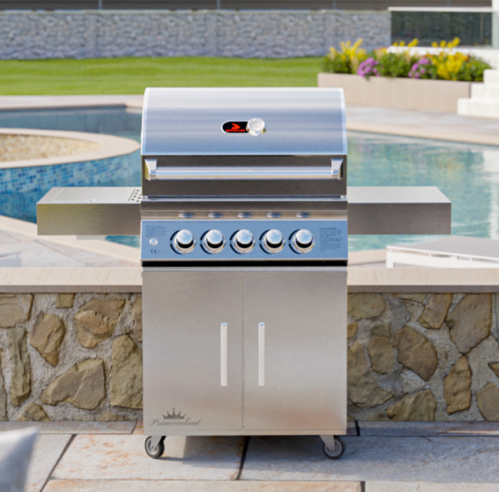 Whistler Bibury 3 + Side burner Gas BBQ | Rotisserie + Cover | Lifetime Warranty