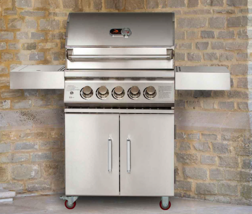 Whistler Bibury 3  Side burner Gas BBQ | Rotisserie + Cover | Lifetime Warranty