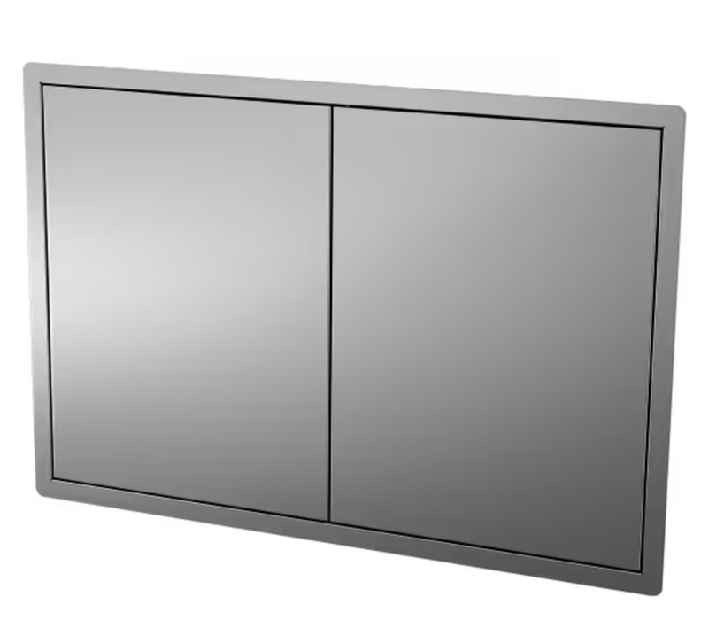 BeefEater Outdoor Kitchen Double Cupboard Door Stainless Steel