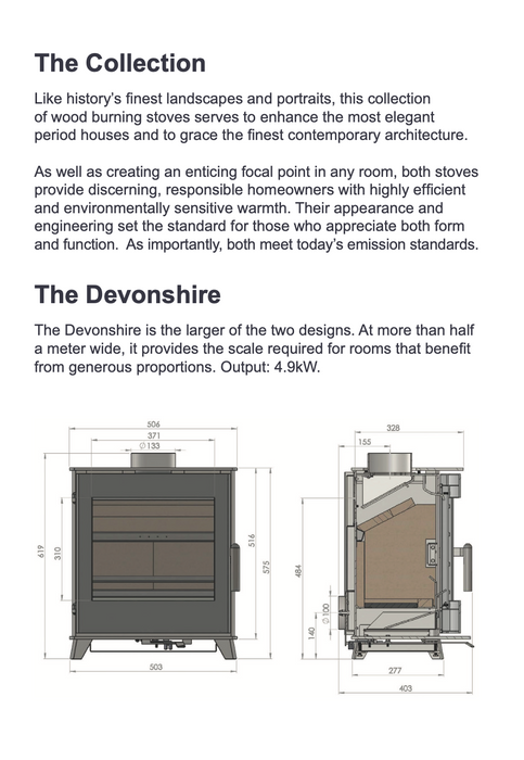 Specflue The Devonshire Woodburner