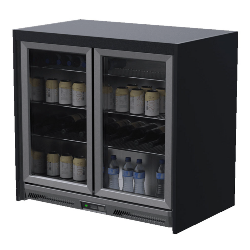 Whistler Fairford Black U-Shaped Outdoor Kitchen| Dimensions 1.5m x 4.5mm x 1.6m