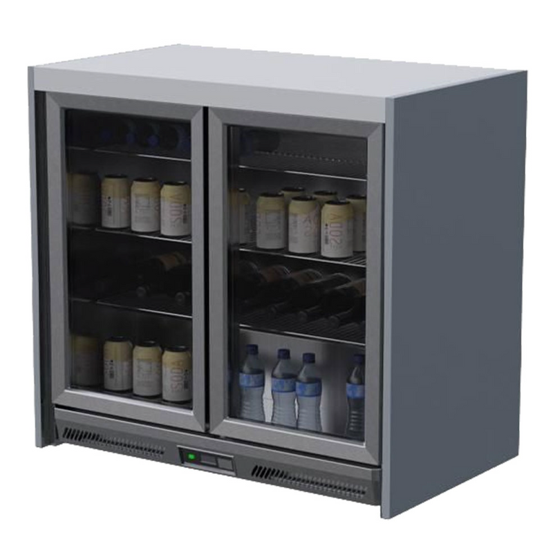 Whistler Fairford Grey Outdoor Kitchen with Burford 5-Burner BBQ | 6M Full Length Setup