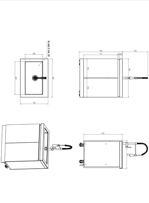 Whistler Fairford Outdoor Kitchen Black Sink