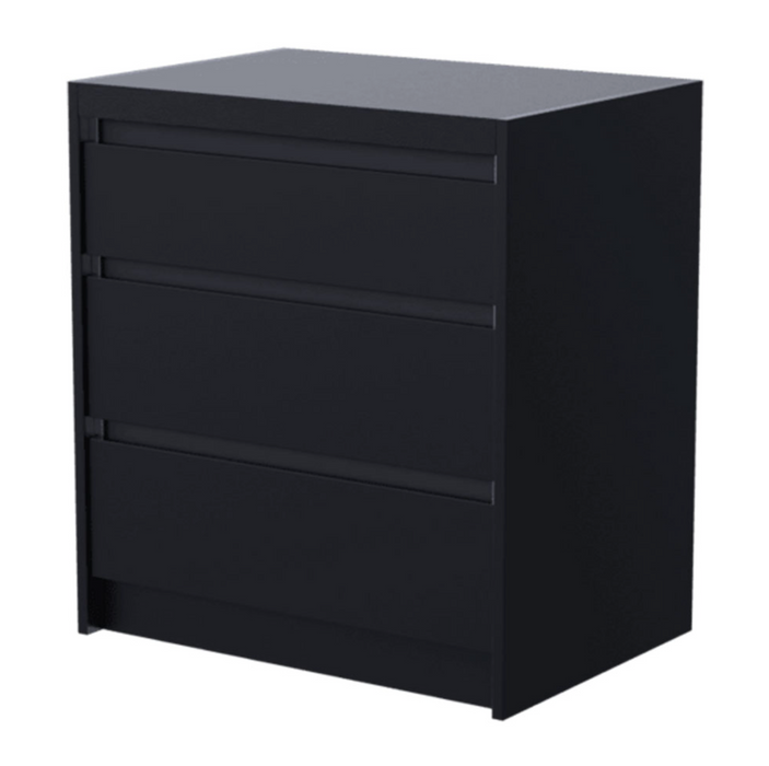 Whistler Fairford Outdoor Kitchen Black Triple Drawer Cabinet