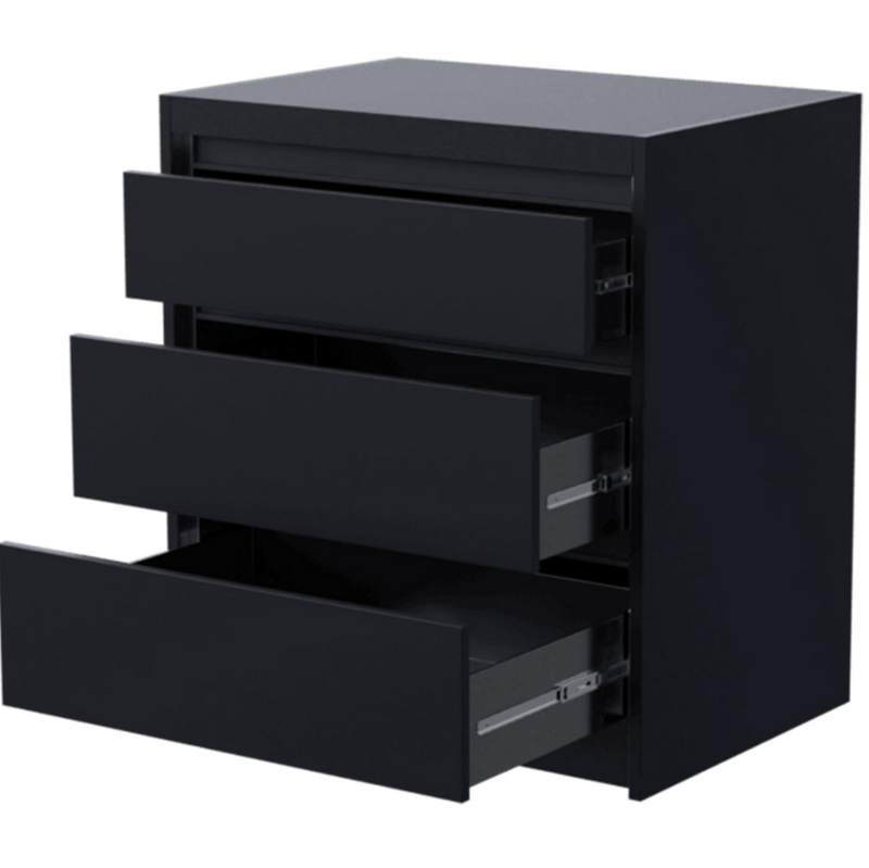 Whistler Fairford L-Shaped Black Outdoor Kitchen with Burford 5-Burner BBQ | Dimensions 3.1m x 3.5m