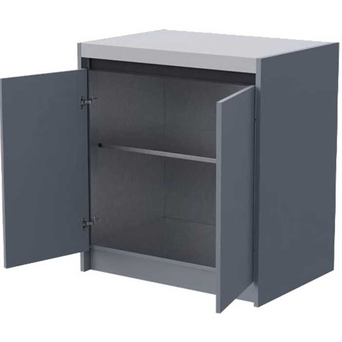 Whistler Fairford Outdoor Kitchen Grey Double Door Cabinet