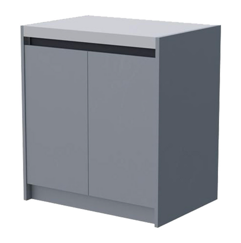 Whistler Fairford Grey Outdoor Kitchen with Burford 5-Burner BBQ | 6M Full Length Setup