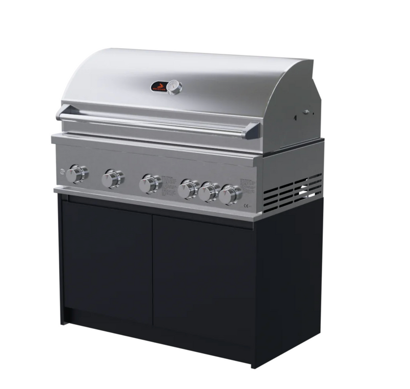 Whistler Fairford Outdoor Kitchen Cabinet Burford 5 Burner Barbecue 106.6cm