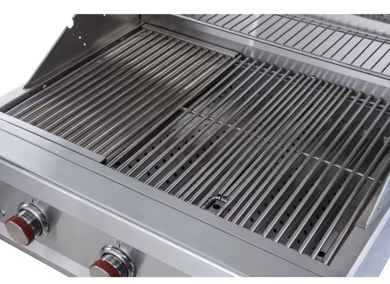 Sunstone Ruby Series 5 Burner Gas Grill with Infrared Rear Burner, Rotisserie Kit, and Cover