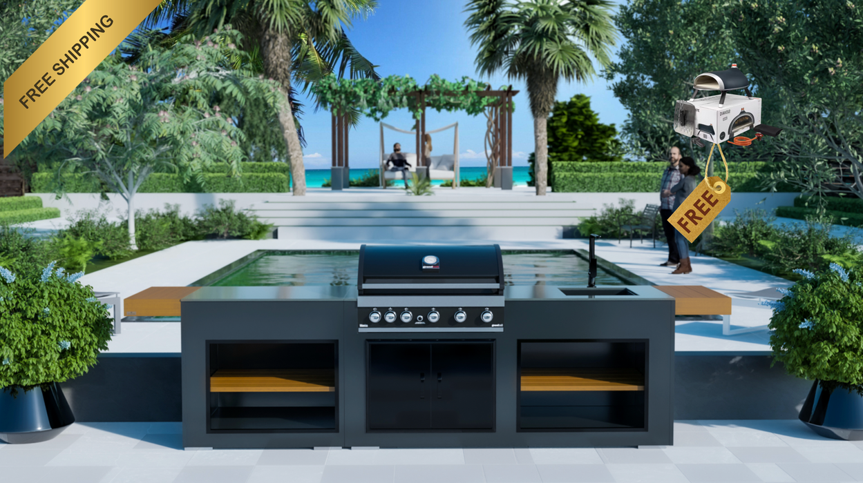 Grillandia Outdoor Kitchen Grandhall Maxim G5 + Sink + Weather  Cover - 2.5M