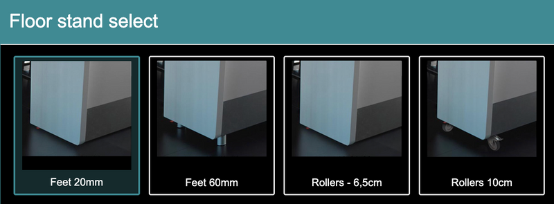 Bar Element Iluminated / Counter LED - Complete Set 5